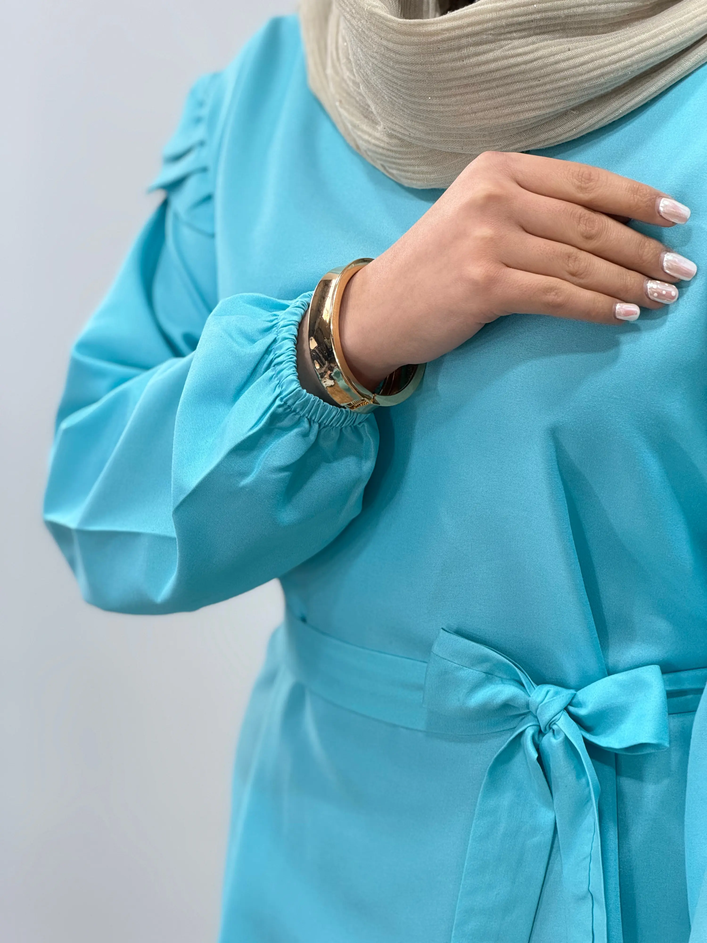 پیراهن مانتویی بلند مهین